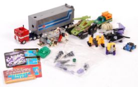 COLLECTION OF VINTAGE HASBRO G1 TRANSFORMERS ACTION FIGURES