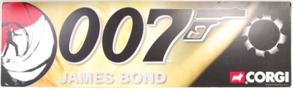 JAMES BOND 007 CORGI IN-STORE SHOP DISPLAY SIGN