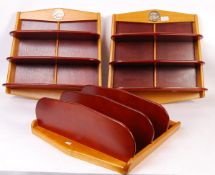 FRANKLIN MINT 1:24 SCALE DIECAST WALL DISPLAY SHELVES