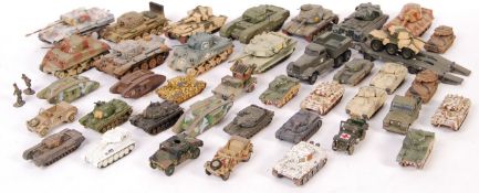 ASSORTED CORGI SCALE DIECAST MODEL MILITARY ARMOURED VEHICLES