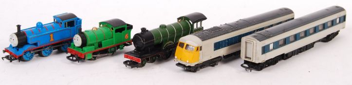 COLLECTION OF ASSORTED HORNBY 00 GAUGE RAILWAY TRAINSET LOCOMOTIVES