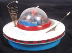 RARE VINTAGE JAPANESE KO YOSHIYA TOYS TINPLATE SPACE SHIP