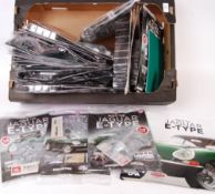 DEAGOSTINI ' BUILD THE E-TYPE JAGUAR ' MONTHLY DIECAST MAGAZINES