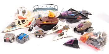 COLLECTION OF 1980'S COLECO STARCOM ACTION FIGURE PLAYSETS