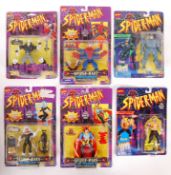 COLLECTION OF SPIDER-MAN MARVEL COMICS TOYBIZ CARDED FIGURES