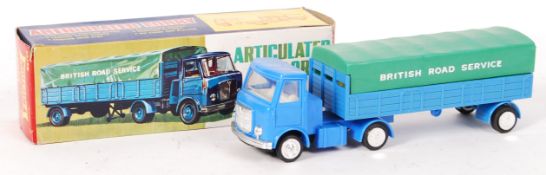 VINTAGE 1960'S LUCKY TOYS ' ARTICULATED LORRY ' FRICTION MODEL