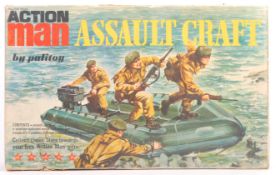 VINTAGE PALITOY ACTION MAN ' ASSUALT CRAFT ' BOXED PLAYSET