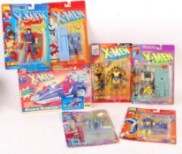 ASSORTED TOYBIZ X-MEN CARDED ACTION FIGURES & PLAYSET