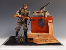 1/6 SCALE COLLECTION - DID CORP 1:6 DIORAMA DISPLAY IN CASE