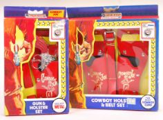 RARE VINTAGE LONE STAR COWBOY / WESTERN CAP GUN PLAYSETS