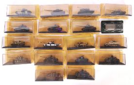 COLLECTION OF DEL PRADO DIECAST MODEL MILITARY TANKS ETC