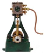 RARE VINTAGE STUART TURNER VERTICAL LIVE STEAM ENGINE