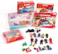 COLLECTION OF 1980'S KENNER MASK RELATED PLAYSETS