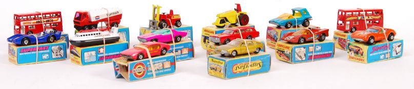 VINTAGE MATCHBOX SUPERFAST SCALE DIECAST VEHICLES