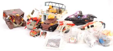 COLLECTION OF 1980'S COLECO STARCOM ACTION FIGURE PLAYSETS