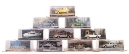 COLLECTION OF EAGLEMOSS JAMES BOND 007 DIECAST MODELS