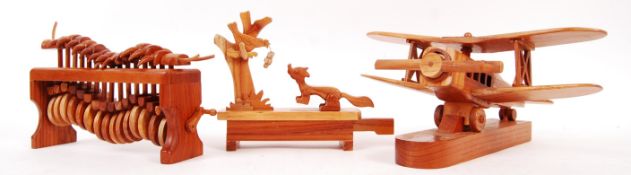 CHESTER WEDGEWOOD'S HANDMADE WOODEN CARVED TOYS
