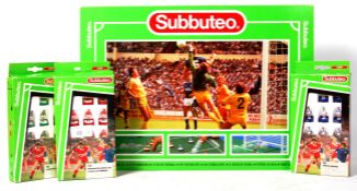 VINTAGE SUBBUTEO TABLE TOP FOOTBALL SET & TEAMS