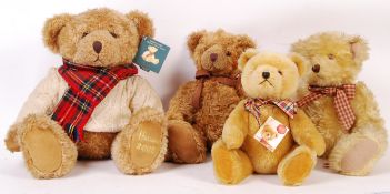 CONTEMPORARY GOLDEN MOHAIR SOFT TOY TEDDY BEARS