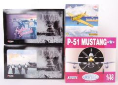 ASSORTED MILITARY RELATED BOXED DIECAST MODELS - CORGI, HOBBYMASTER ETC