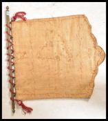 A 19th Century Victorian hand embroidered bead wor