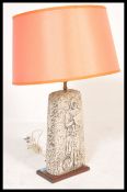 A retro 20th Century studio table lamp modelled in