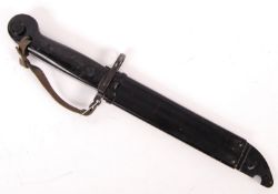 POLISH MILITARY ISSUE TYPE 1-6H3 AKM RIFLE BAYONET AND SCABBARD