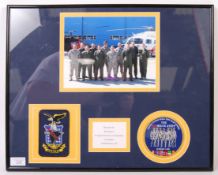 UNITED STATES NAVAL TEST PILOT SCHOOL FRAMED PRESENTATION