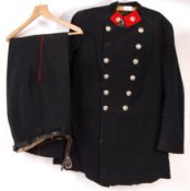 EARLY 20TH CENTURY FIREMAN'S UNIFORM TUNIC / COAT