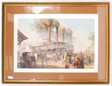 CONFEDERATE STEAM BOAT PRINT AFTER ALAN FEARNLEY