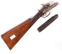 ANTIQUE 19TH CENTURY MARRISON OF NORWICH SHOTGUN BUTT