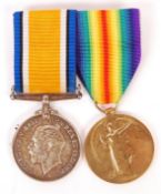 WWI FIRST WORLD WAR MEDAL PAIR TO A ROYAL ARTILLERY SOLDIER