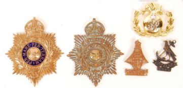 ASSORTED ROYAL MARINES UNIFORM CAP BADGES