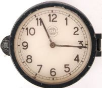 VINTAGE FRENCH ENAMEL RAILWAY STATION RATP CLOCK