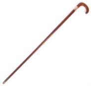 HMS VICTORY COPPER EDWARDIAN ADMIRAL NELSON WALKING STICK CANE