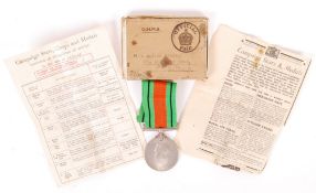 WWII SECOND WORLD WAR LOCAL BRISTOL INTEREST DEFENCE MEDAL