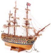 HMS VICTORY SCRATCH BUILT MODEL TALL SHIP