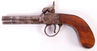 ANTIQUE 19TH CENTURY PERCUSSION CAP PISTOL