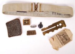 20TH CENTURY ASSORTED MILITARY ITEMS