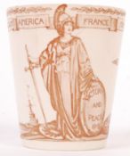 ANTIQUE WWI FIRST WORLD WAR ROYAL DOULTON VICTORY BEAKER