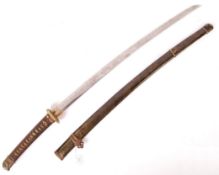 WWII SECOND WORLD WAR ARMY OFFICERS SHIN-GUNTO SWORD & SCABBARD