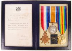 WWI FIRST WORLD WAR MEDAL TRIO - OXFORD & BUCKS LIGHT INFANTRY