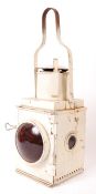 VINTAGE LARGE BRITISH RAILWAYS SIGNAL LAMP / LANTERN