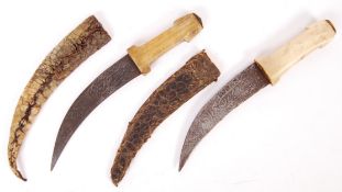 20TH CENTURY TURKISH OTTOMAN ISLAMIC JAMBIYA DAGGERS