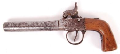 ANTIQUE 19TH CENTURY PERCUSSION CAP PISTOL