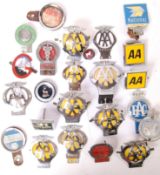 COLLECTION OF ASSORTED VINTAGE AA / RAC & OTHER CAR BADGES