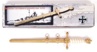 WWII SECOND WORLD WAR REPLICA GERMAN KRIEGSMARINE DAGGER