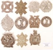 ASSORTED WWII (& OTHER) MILITARY UNIFORM CAP BADGES