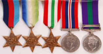 WWII SECOND WORLD WAR MEDAL GROUP - CORPORAL IN THE RASC