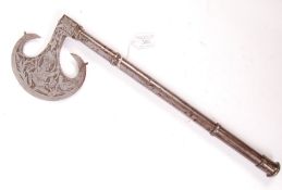 UNUSUAL BELIEVED 19TH / 20TH CENTURY INDIAN TABAR BATTLE AXE